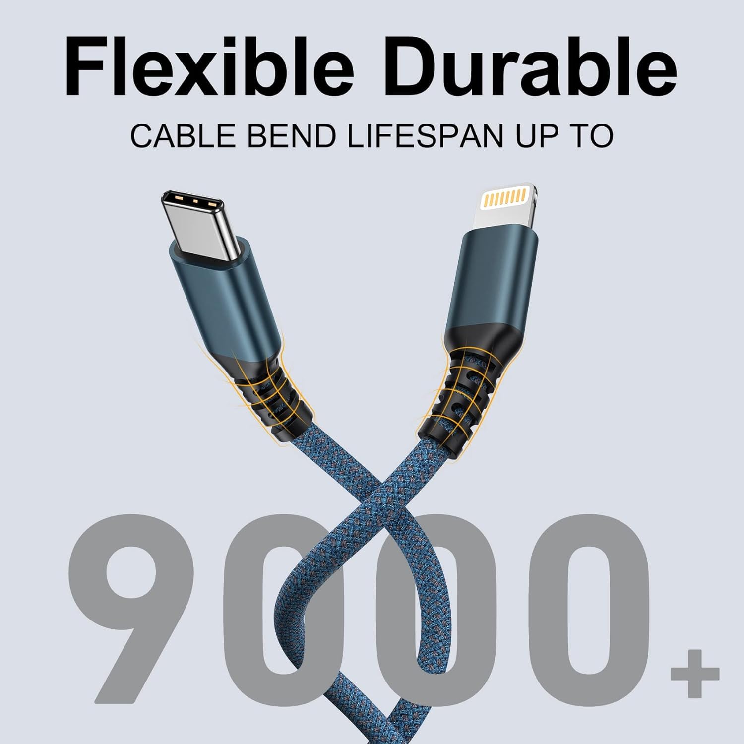 GIANAC Multi USB Kabel [3Stück 1.2M] 3 in1 Universal Ladekabel Schnell Ladekabel Mehrfach mit Micro USB Typ C Lightning Kabel für iPhone, Android Galaxy, Huawei,Oneplus,Sony,Honor View 3