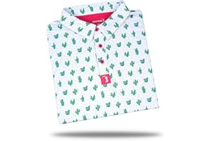 Bogey Bros - Funny Golf Polo Shirts – 4 Way Stretch Men’s Golf Shirts Short Sleeve, Golf Polos for Men with UPF 50 Protection