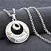 O.RIYA I Love You to The Moon and Back Necklace Daughter, Gifts for Mother, Gifts for Family
