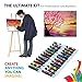 Acrylic paint 24 set by Royal Art Perfect for canvas,wood,ceramic,fabric & crafts.Non toxic & Vibrant colors.Rich Pigments With Lasting Quality-Great For Beginners,Students & Professional Artist