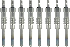 XYZIL 8X Dual Coil 15G Glow Plug 5614017 12338771 2920-01-188-3863 Compatible with Hummer Humvee HMMWV Avenger M998 M1035 M1037 M1038 M1123 6.5L 6.2L Diesel Engine 5584164 24V Semi Trailer Carrier