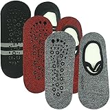 RANDY SUN Women's Grip socks for Barre/Yoga/Hanging Out/Looking Awesome 3 Pairs Birthday Socks