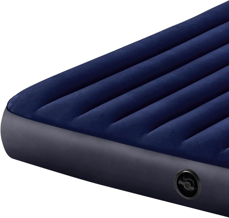 Dura-Beam Camping Matratze für 2 Person Luftbett 183 x 203 x 25 cm max. 272KG – Gästebett aufblasbares Bett Campingbett , Fiber-Tech-Technologie (64755)