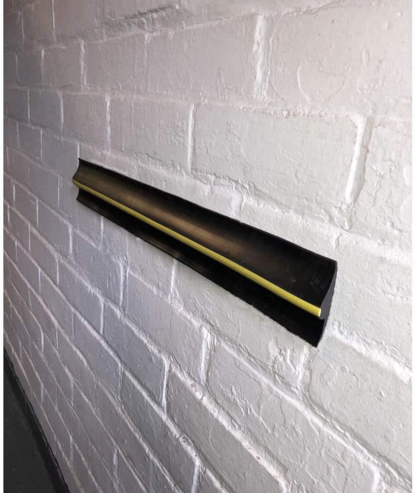 DOTTY DEALS Heavy Duty Rubber Garage Wall Door Protector Bumper Safety Strip