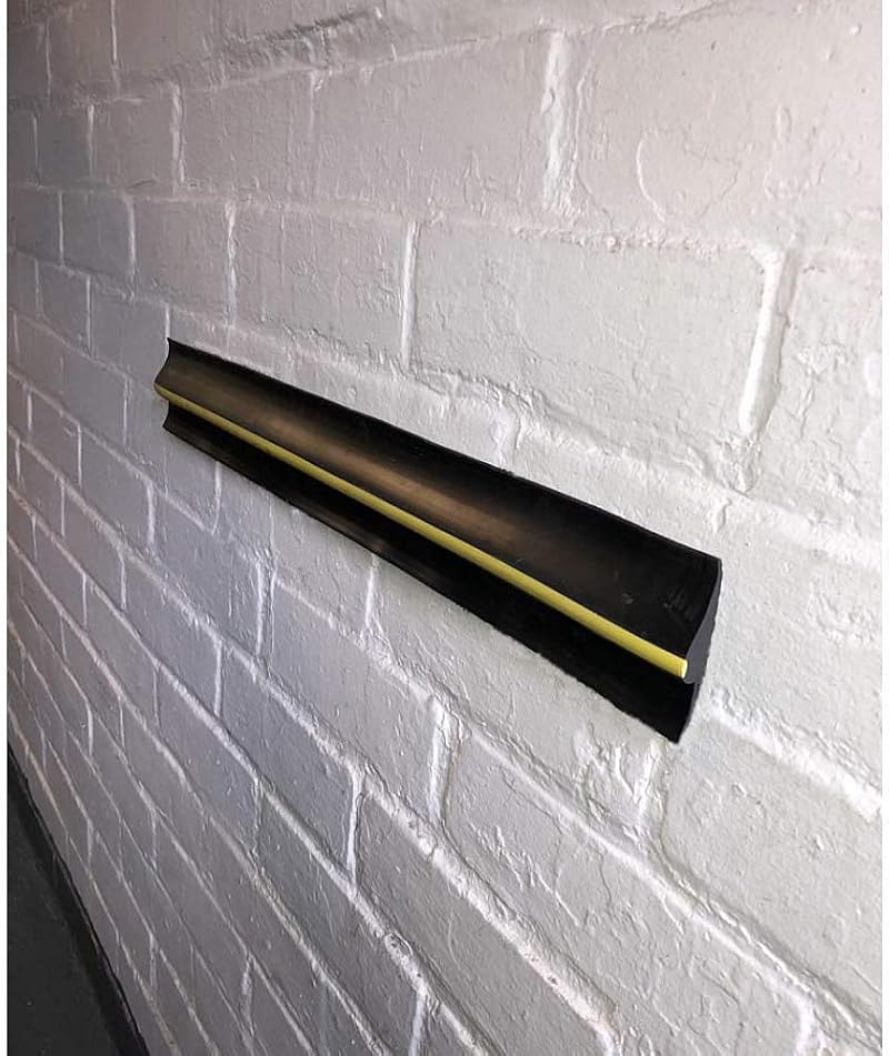 DOTTY DEALS Heavy Duty Rubber Garage Wall Door Protector Bumper Safety Strip