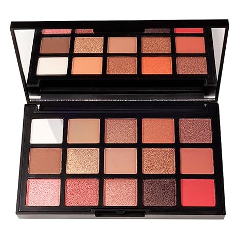 Kosmetik Matte Lidschatten Make-Up Palette Schimmer Set 15 Farbe Professionelles Makeup Set (15 Farben, B)