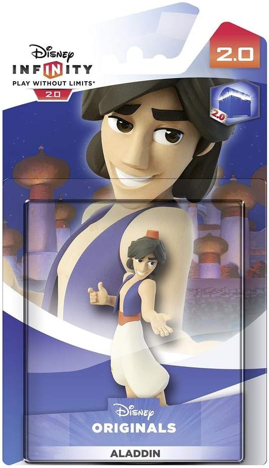 Disney Infinity 2.0 Aladdin Figure (Xbox One/360/PS4/Nintendo Wii U/PS3), Brown,white