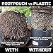 Root Pouch Grow Bags, 3 Gallon with Handles Boxer Brown, Best Quality, Bundle of 10