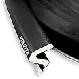 Kerf Weather Stripping Door Seal Strip 26 Ft Q Foam Door Weatherstrip Seal for Doors and Windows with Slot Card Slot Installation, Easy Cut to Size (Black)