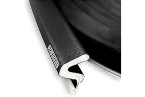 Kerf Joint d'étanchéité de porte en mousse « Q » pour portes et fenêtres avec fente pour carte à fente, facile à couper à la 