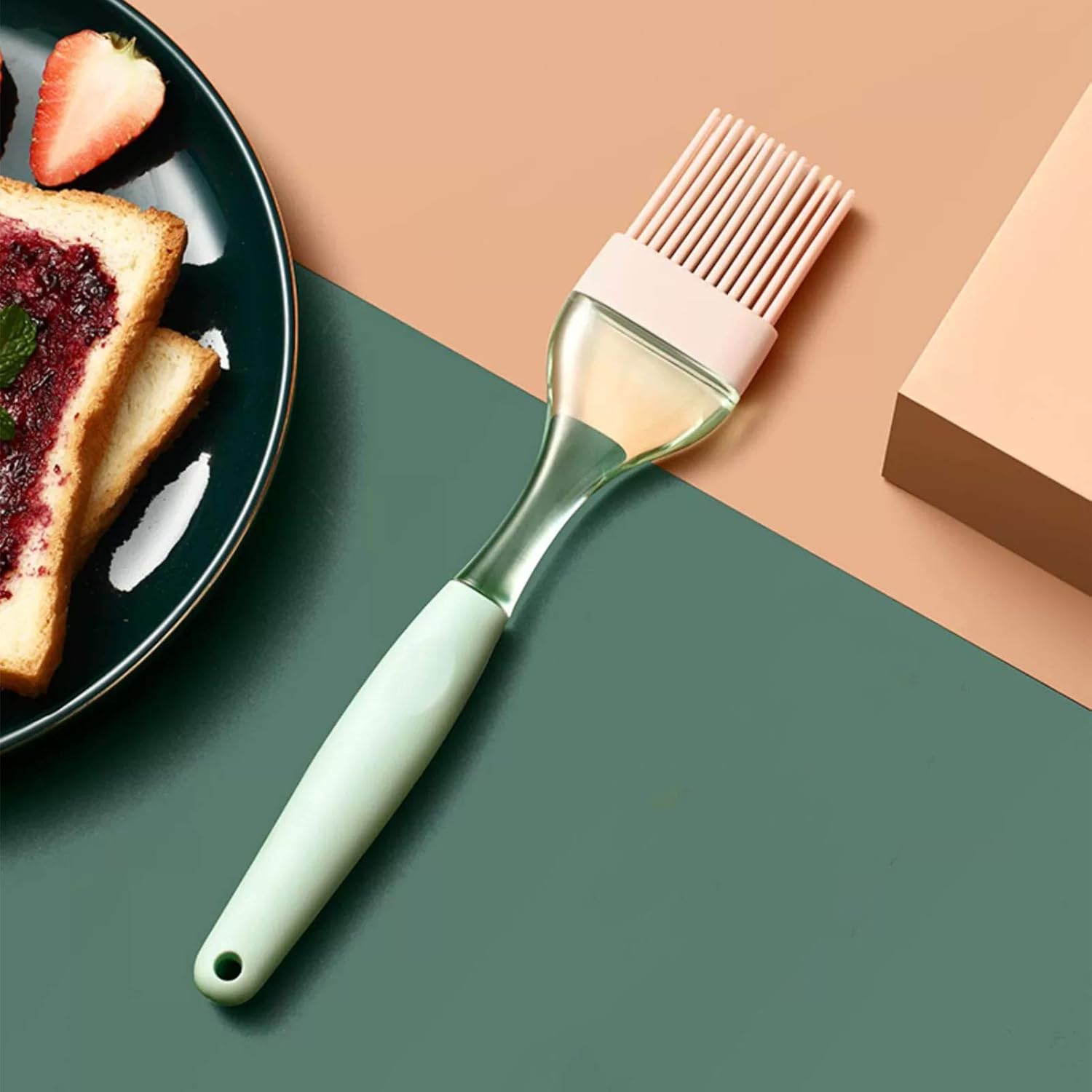 jixiejumo Silicone Basting & Pastry Brush, Spread Marinade Oil Butter Sauce for BBQ Grill Baking Kitchen Cooking Food : Garden & Outdoor