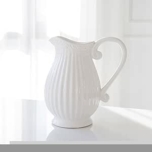 Modernos Jarrones De Cerámica Blanca Minimalista Sala Comedor Alivio