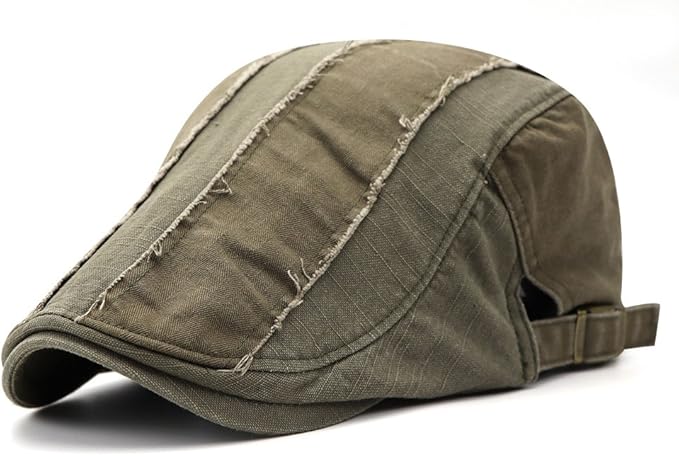 Amazon ハンチング 帽子 メンズ キャップ 男女兼用 カジュアル サイズ調節可能 アウトドア ゴルフ 釣り ワークキャップ ハンチング帽 鳥打帽 ゴルフメンズ 帽子 キャップ 夏 日よけ帽子 通気性 防寒 紳士 登山 秋 冬 春 ビッグサイズ ヴィンテージ グリーン