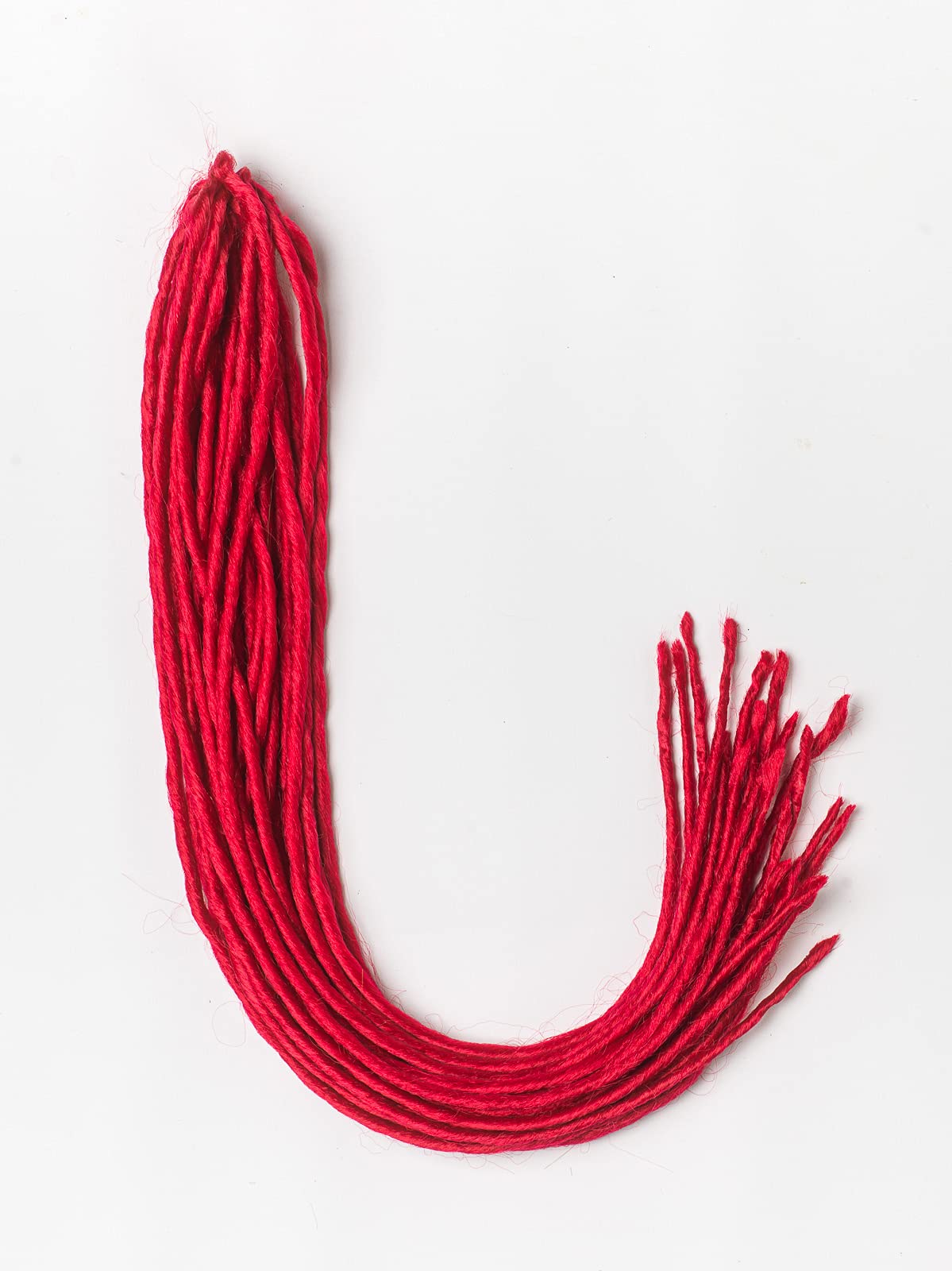 DreadLab - Soft Style Double Ended Synthetic Dreadlocks Twists 10 Pack (Red)
