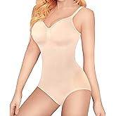 POBEC Bodysuit for Women Shapewear for tummy control Shaping Body Shaper Leotard Sculpting Seamless Jumpsuit Waist Trainer