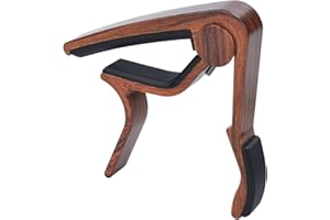 SHENGQIDZ Guitar Capo, Rosewood Capo Guitar Clamp Guitar capo for Acoustic and Electric Guitar