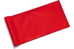 FlagFest Golf Putting Green Flag 6x12 Inch – 1-Pack (Red), 420D Nylon, UV Fade Resistant, Double-Stitched, 10s Tool-Free Inst