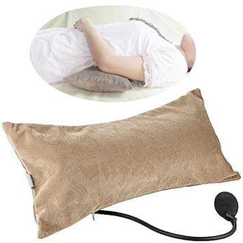 Inflatable Lumbar Support Back Cushion For Office Chair Car Seat