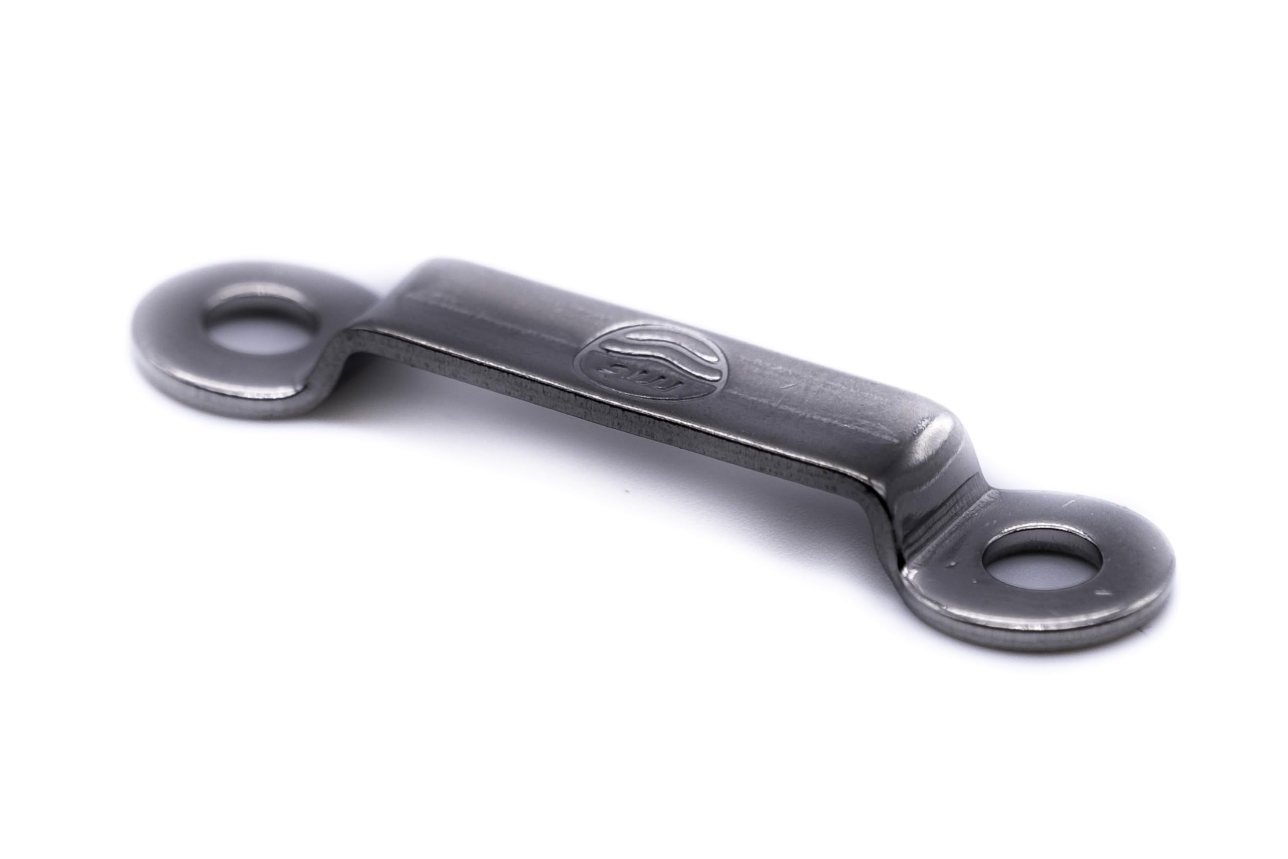 Pack of 2-25mm and 50mm Webbing bridges/footmans loop made from stainless steel (25mm) — image 1