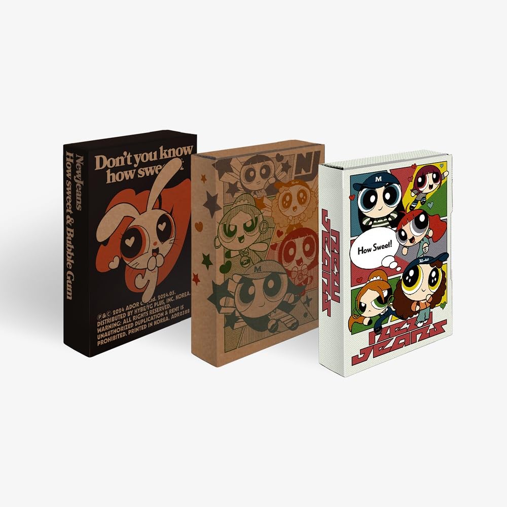 Dreamus NewJeans - Double Single How Sweet Weverse Albums version (3 versions SET), ADR0388