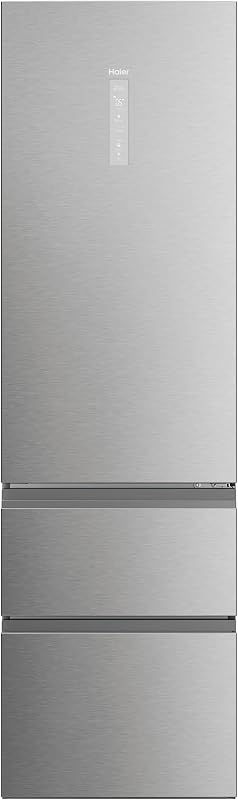 3D 60 Series 7 Pro HTW7620ANMG - Frigorífico Combi, 414L, Cajones Direct Access, WIFI, Botellero, Motor Inverter, My Zone Pro, Humidity Zone, Total No Frost, 59.5x205cm, Daylight LED, Inox