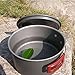 ttnight Camping Cookware, 3L Oxidation Aluminum Non-Stick Hiking Fishing Picnic Cookware, Lightweight, Compact, Durable Potthumb 4