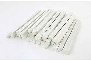 White Slate Pencils, 20 Sticks, Slate Chalk for Writing Slati Slatee Salet Batti Natural Good Taste
