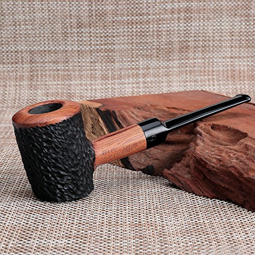 Yannabis Tobacco Pipes, Handmade Carved Smoking Pipe with Accessories