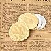 OutTop 4 Pieces Litecoin LTC Design Plated Iron Collectible Commemorative Coins (Gold_Silver)