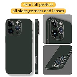 SUKIDIOVQ for 2 Pack iPhone 16 Pro Skin Wrap Phone