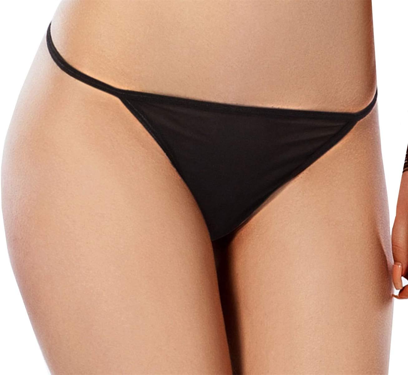 Zluckboon Lingerie Sexy Plus Size Women T Pants with Diamond