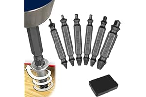 Screw Extractor Set-Father's Day Gifts,Gifts for Men,Husband,Stripped Screws Nuts & Bolts Drill Bit Tools for Easy Removal of