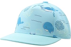 Duoyeree Kids Baseball Cap Sun Hat Adjustable Lightweight Soft Summer Beach Play Hat for Toddlers Little Boys Girls