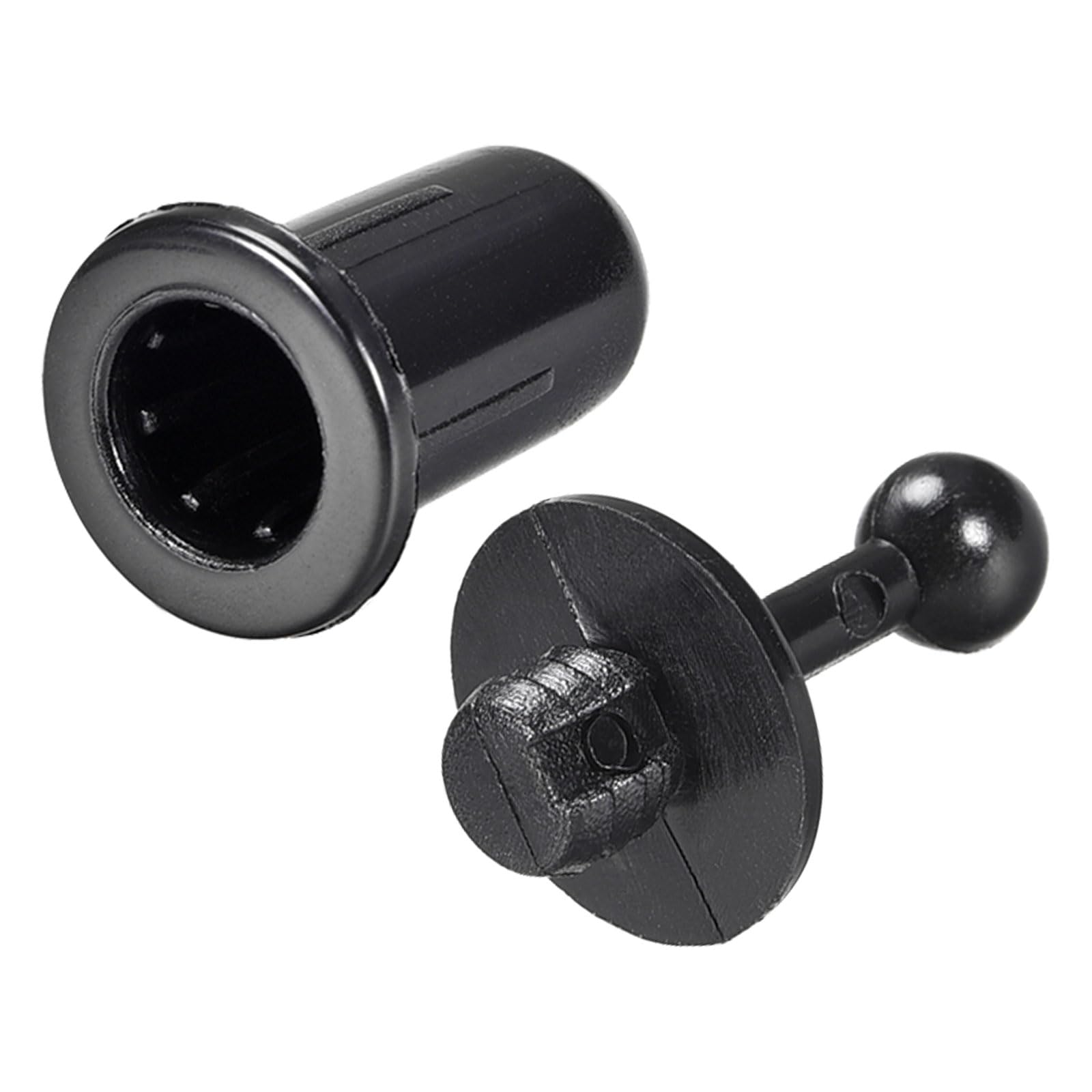 Rebower Speaker Small Peg Kit Durable Peg,[for Small Speakers, Bookshelf Boxes ] - Dia 6mm/Black/8 Set