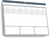 Clear Mind Concepts A3 Weekly Planner Desk Pad Premium Undated 52 Sheets 120gsm
