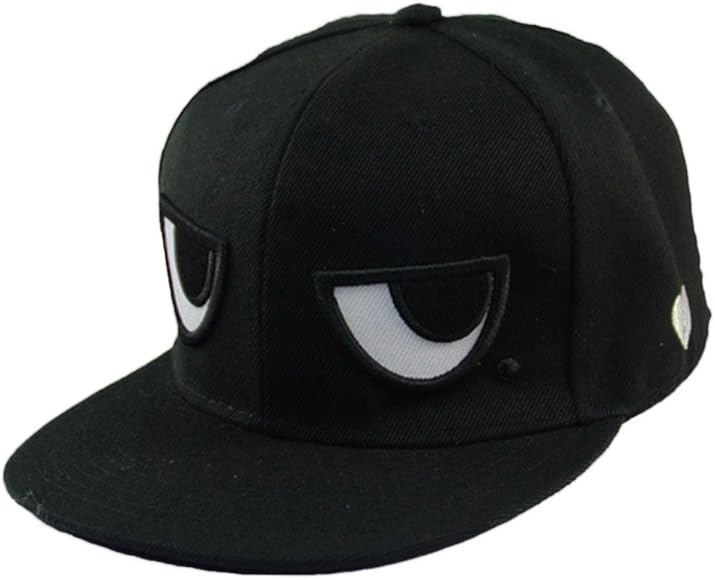 baseball cap with eyes