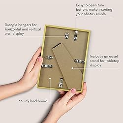 Americanflat 5x7 Picture Frame in Gold - Displays