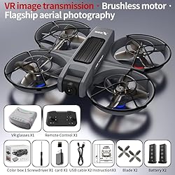 FPV Drone with Camera and VR Glasses, Brushless