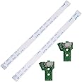 Onyehn JDS-050/JDS-055 Charging Port Assembly(with 12 pin Eject Ribbon Flex Cable) for Sony PlayStation 4 PS4 DualShock 4, Repair Part Micro USB Adaptor Charger Socket Board Connector Module(2 Pack)