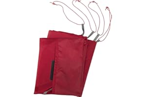 MSR Universal 6-Person Tent Footprint Tarp, Large - 117 x 97 Inches, Red