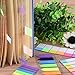 SIQUK 3160 Pieces Colored Page Markers Sticky Index Tabs Note Tabs Polka Dots and Stripes Page Flag Tabs Fluorescent Sticky Note, 22 Sets