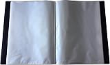 Habercrafts A4 Display Book 40 Pocket Folders 80 Views Black view 6