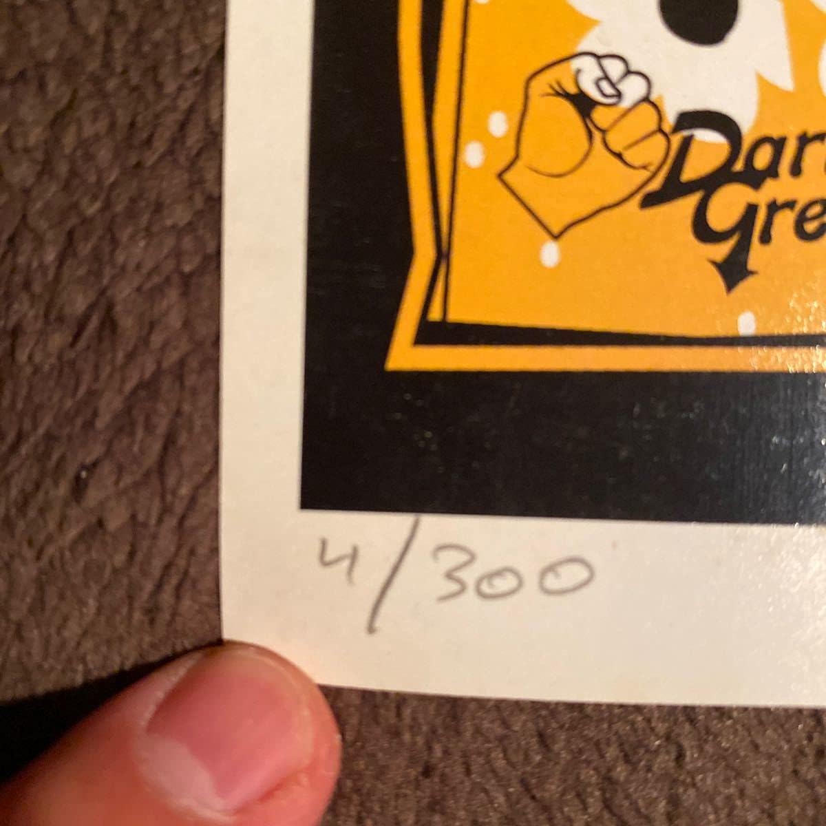 Amazon 02年mudhoney リトグラフポスターサイン入りdarren Grealish グランジオルタナロックマッドハニーnirvana ニルヴァーナ おもちゃ ホビー