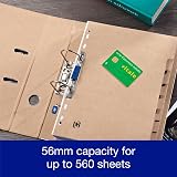 Oxford A4 Lever Arch Files Eco 80mm Spine Pack of 3 Natural Kraft view 3