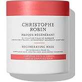 Christophe Robin Regenerating Mask with Prickly Pear Seed Oil for Dry, Damaged and Chemically Treated Hair 75ml, Travel Size