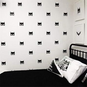 Amazon Com Ysisa Batman Wall Decal Sticker Hero Batman Mask