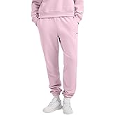 Champion Womens Cinched-Bottom Fleece Sweatpants, Oversized Fit, Midweight