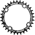 DECKAS Round Oval 104BCD 30T 32T 34T 36T 38T Narrow Wide Chainring Single Chainring for 6/7/8/9/10/11/12-Speed