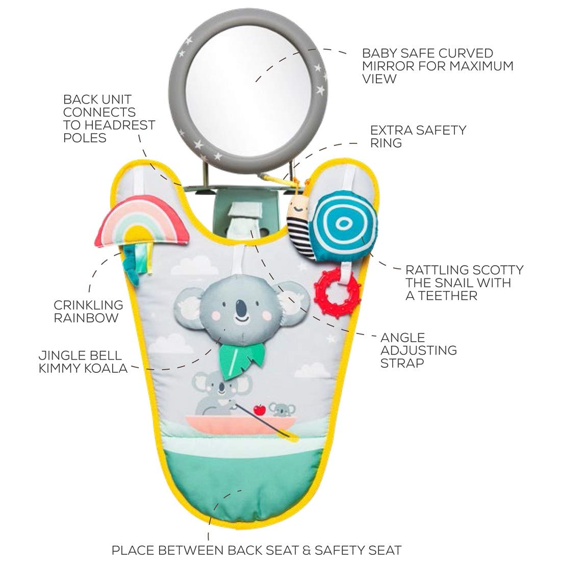 taf toys in car play center