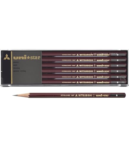 Uni Mitsubishi HB Pencils - Smooth Writing Japan Import
